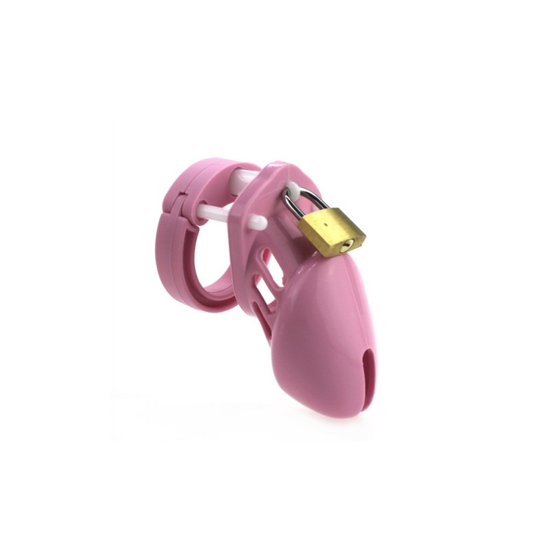 CockLock Cage de chasteté en silicone 7 x 3.3 cm Rose